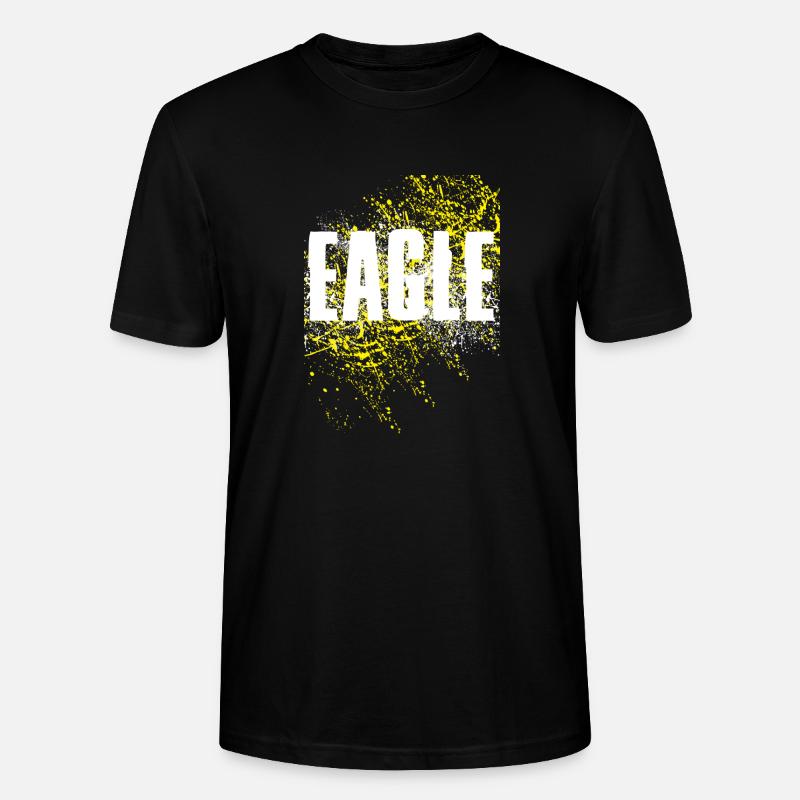 Adler Eagle - Stanley/Stella Unisex Bio-T-Shirt CRAFTER - Schwarz