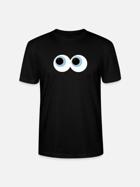 Yeux - T-shirt bio CRAFTER Stanley Stella Unisexe - noir