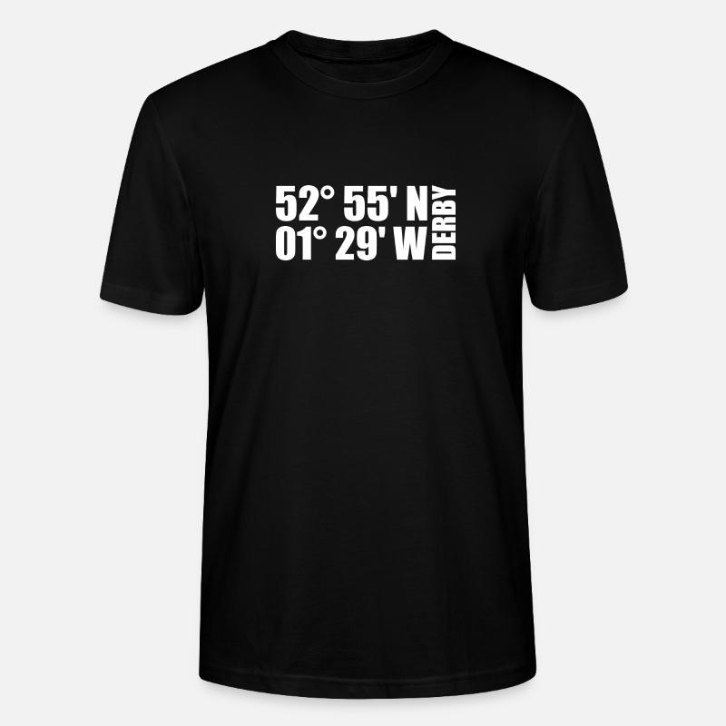 Coordonnées du derby - T-shirt bio CRAFTER Stanley Stella Unisexe - noir