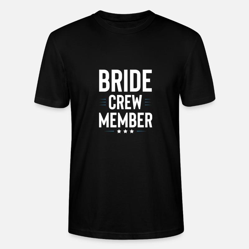 Bride Crew - Stanley/Stella Unisex Bio-T-Shirt CRAFTER - Schwarz