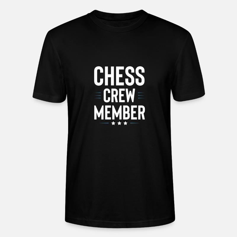 Chess Crew - Stanley/Stella Unisex Bio-T-Shirt CRAFTER - Schwarz
