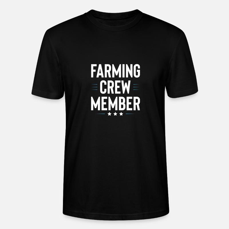 Farming Crew - Stanley/Stella Unisex Bio-T-Shirt CRAFTER - Schwarz