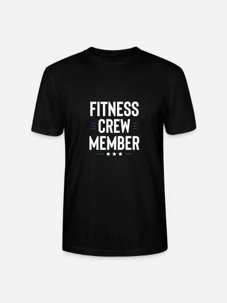 Fitness Crew - Stanley/Stella CRAFTER Unisex Organic T-Shirt - black