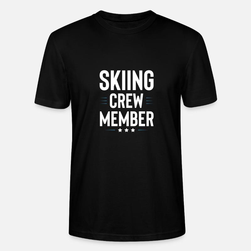 Équipe de ski - T-shirt bio CRAFTER Stanley Stella Unisexe - noir