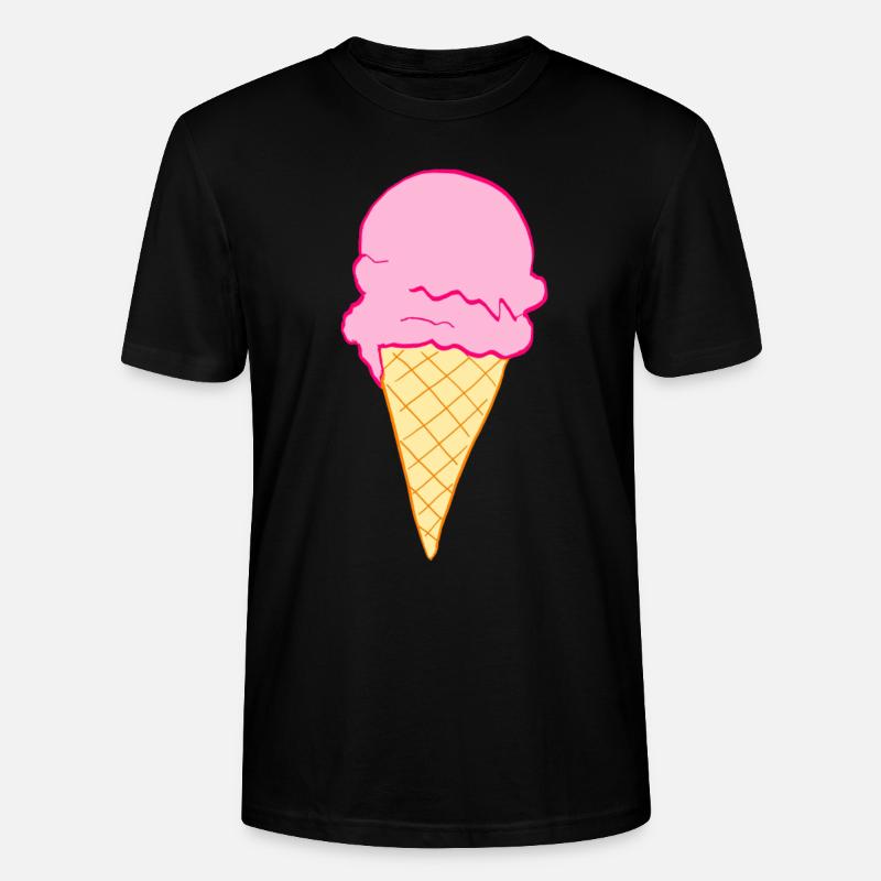 ice creme - Stanley/Stella Unisex Bio-T-Shirt CRAFTER - Schwarz
