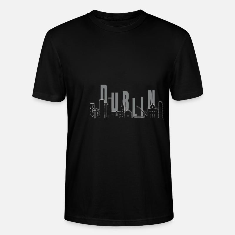 Horizon de Dublin - T-shirt bio CRAFTER Stanley Stella Unisexe - noir