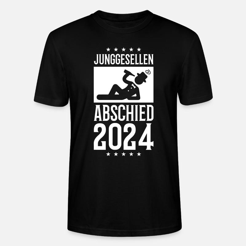 Junggesellenabschied 2024 - Stanley/Stella Unisex Bio-T-Shirt CRAFTER - Schwarz