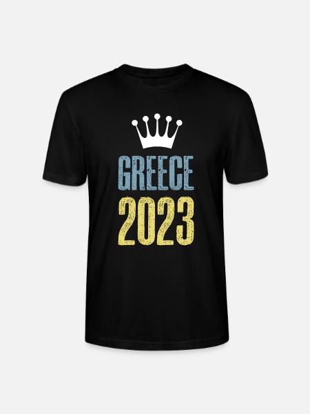 Greece 2023 Krona - Stanley/Stella CRAFTER Unisex Organic T-Shirt - black