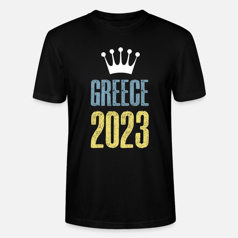 Greece 2023 Krone - Stanley/Stella Unisex Bio-T-Shirt CRAFTER - Schwarz