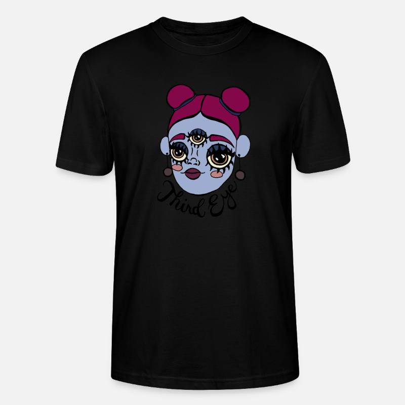 Third eye - Stanley/Stella Unisex Bio-T-Shirt CRAFTER - Schwarz