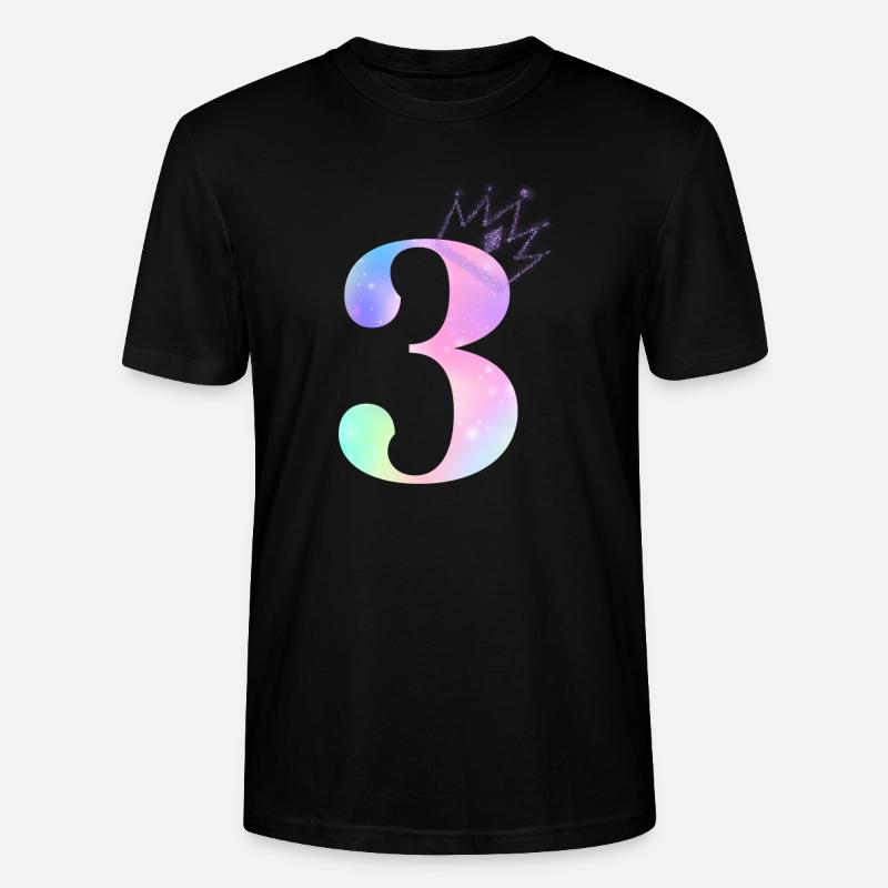 Regenbogen zum 3. Jubiläum - Stanley/Stella Unisex Bio-T-Shirt CRAFTER - Schwarz