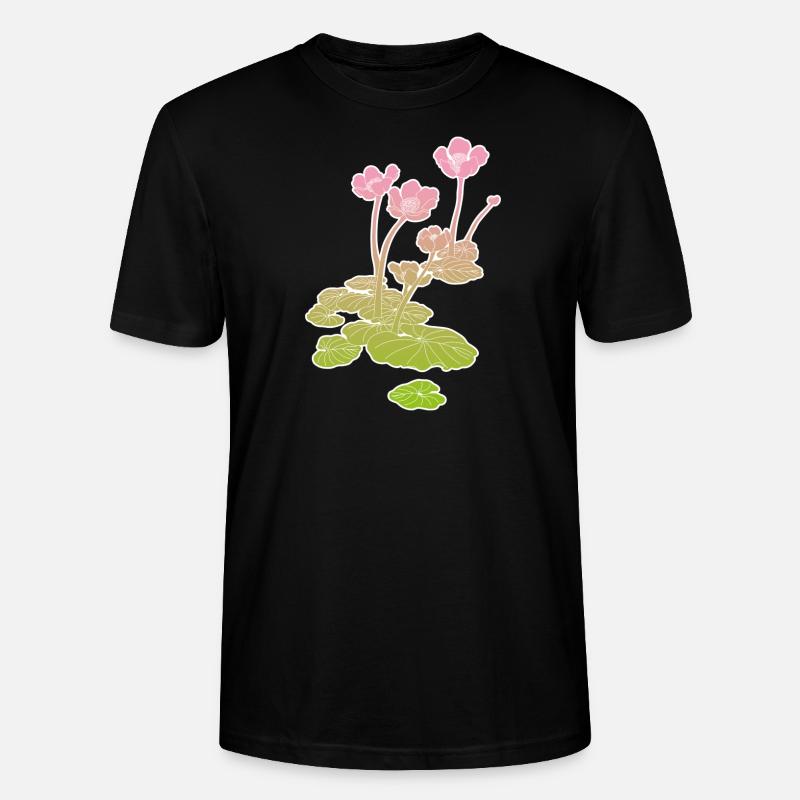 Water Lily - Stanley/Stella Unisex Bio-T-Shirt CRAFTER - Schwarz