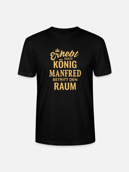 Manfred Geschenk - Stanley/Stella Unisex Bio-T-Shirt CRAFTER - Schwarz