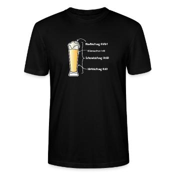 Cosinus Phi - Stanley/Stella Unisex Bio-T-Shirt CRAFTER - Schwarz - Vorne - Alina (178cm) & Michal (187cm)