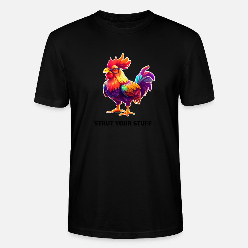STRUT YOUR STUFF - Stanley/Stella Unisex Bio-T-Shirt CRAFTER - Schwarz