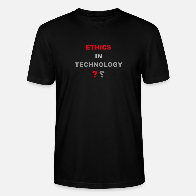 Ethics in Technology ? by Miria - Stanley/Stella Unisex Bio-T-Shirt CRAFTER - Schwarz
