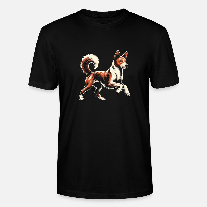 Basenji - T-shirt bio CRAFTER Stanley Stella Unisexe - noir