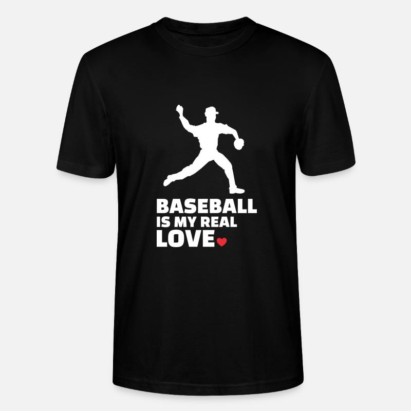 J’adore le baseball élégant - T-shirt bio CRAFTER Stanley Stella Unisexe - noir
