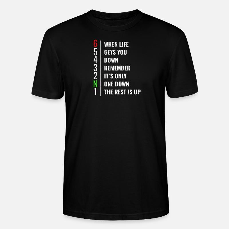 Moto circuit - T-shirt bio CRAFTER Stanley Stella Unisexe - noir