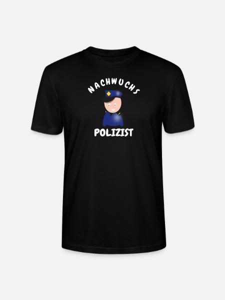 Nachwuchs Polizist - Stanley/Stella Unisex Bio-T-Shirt CRAFTER - Schwarz