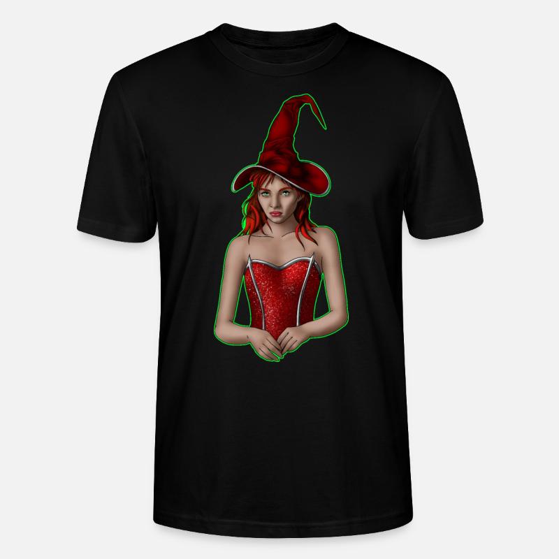 Die Hexe - Stanley/Stella Unisex Bio-T-Shirt CRAFTER - Schwarz