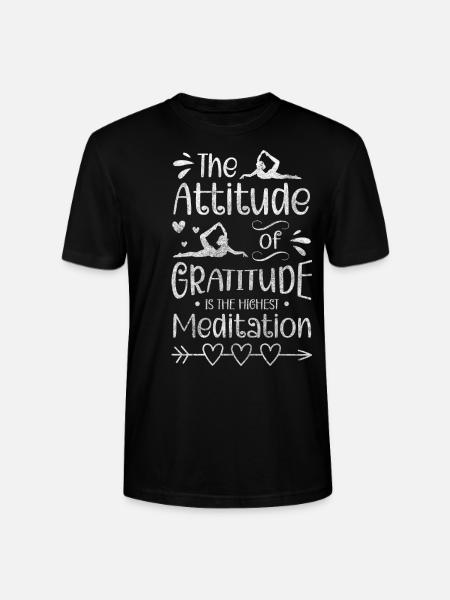 Meditate Relaxation Namaste Tao - Stanley/Stella CRAFTER Unisex Organic T-Shirt - black