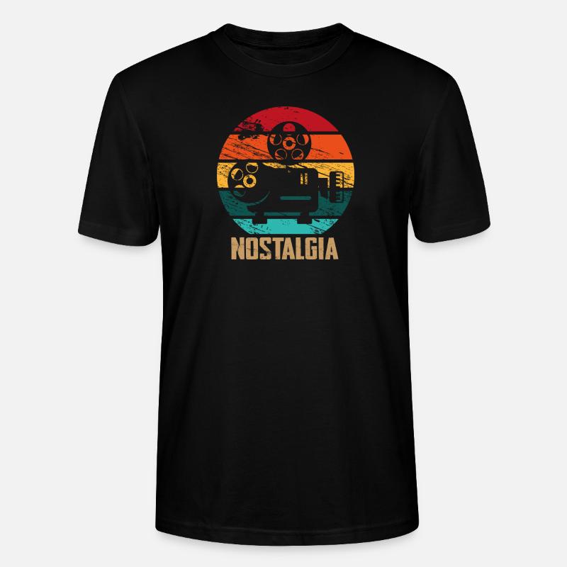 Nostalgie - Stanley/Stella Unisex Bio-T-Shirt CRAFTER - Schwarz