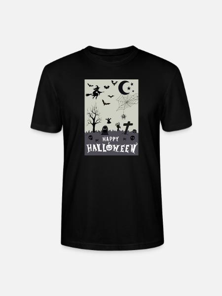 Happy Halloween - Stanley/Stella Unisex Bio-T-Shirt CRAFTER - Schwarz
