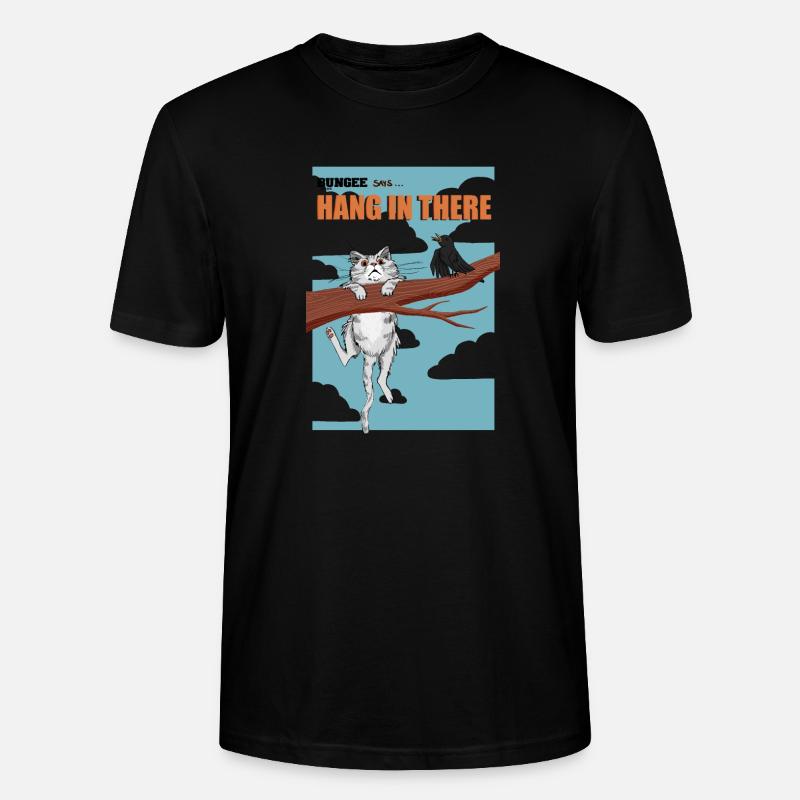 Hang in there 08 - Stanley/Stella Unisex Bio-T-Shirt CRAFTER - Schwarz