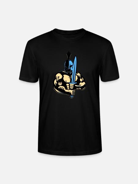 Sparta Warrior - Stanley/Stella CRAFTER Unisex Organic T-Shirt - black