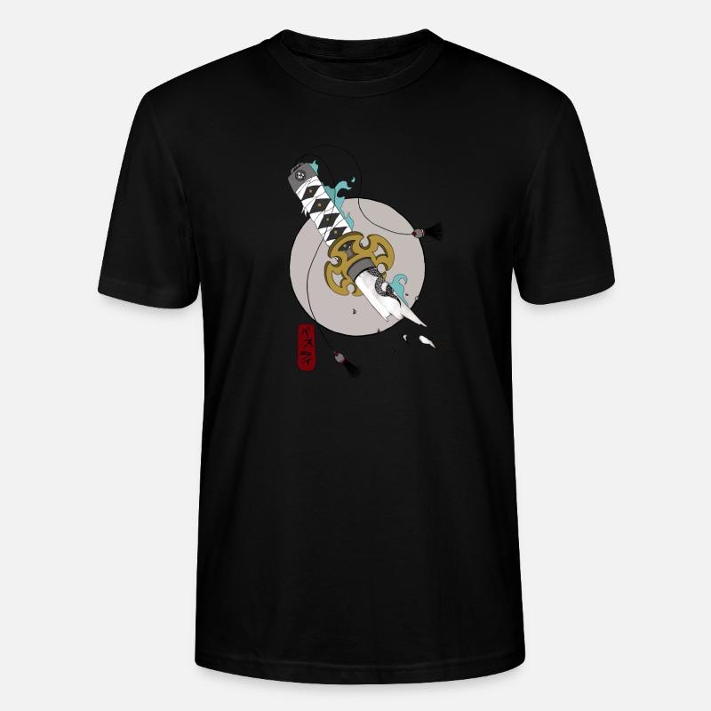 Samurai Katana - Stanley/Stella Unisex Bio-T-Shirt CRAFTER - Schwarz
