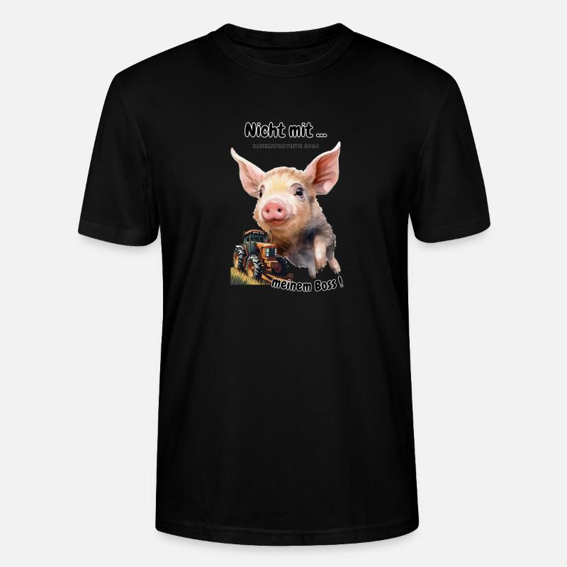 Bauern Protest Shirts und Accessoires - Stanley/Stella Unisex Bio-T-Shirt CRAFTER - Schwarz