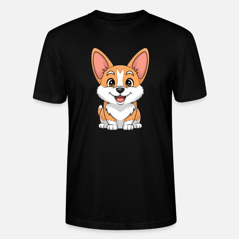 Corgi - Stanley/Stella Unisex Bio-T-Shirt CRAFTER - Schwarz