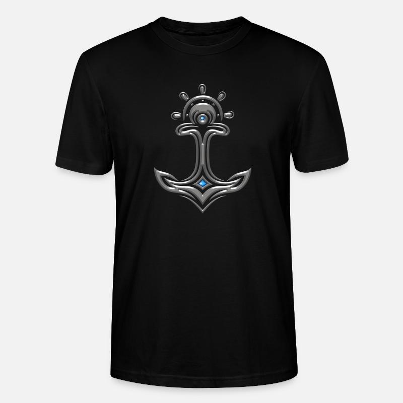 Ancla de Odin Thor - Camiseta unisex ecológica CRAFTER de Stanley/Stella - negro