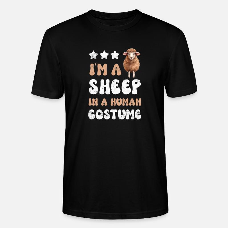 Sheep Sheep - Stanley/Stella CRAFTER Unisex Organic T-Shirt - black
