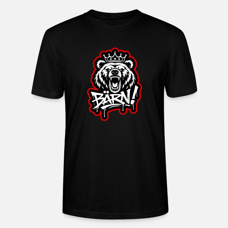 Bärn Graffiti King - Bern - Stanley/Stella Unisex Bio-T-Shirt CRAFTER - Schwarz