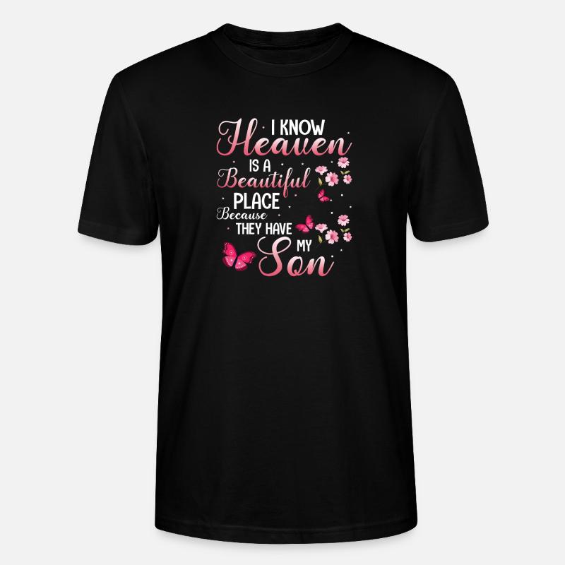 Fils Papillon du Paradis - T-shirt bio CRAFTER Stanley Stella Unisexe - noir