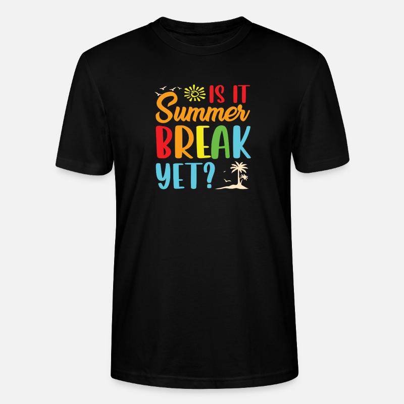 Summer break yet - Stanley/Stella Unisex Bio-T-Shirt CRAFTER - Schwarz