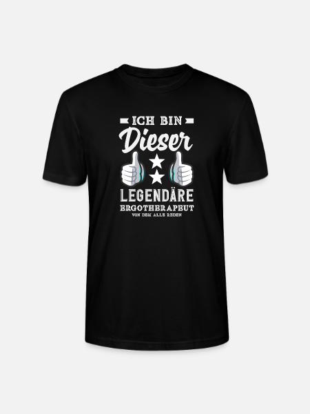 Legendärer Ergotherapeut - Stanley/Stella Unisex Bio-T-Shirt CRAFTER - Schwarz