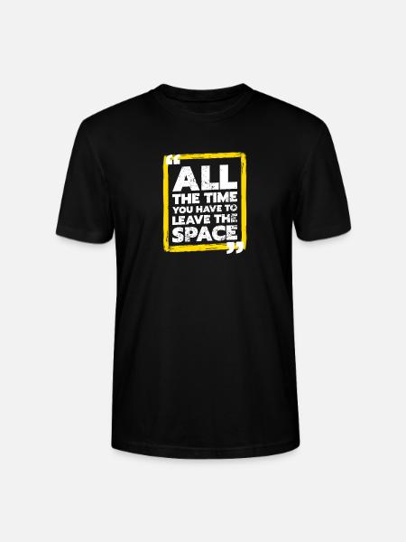 Lass den Raum - Stanley/Stella Unisex Bio-T-Shirt CRAFTER - Schwarz