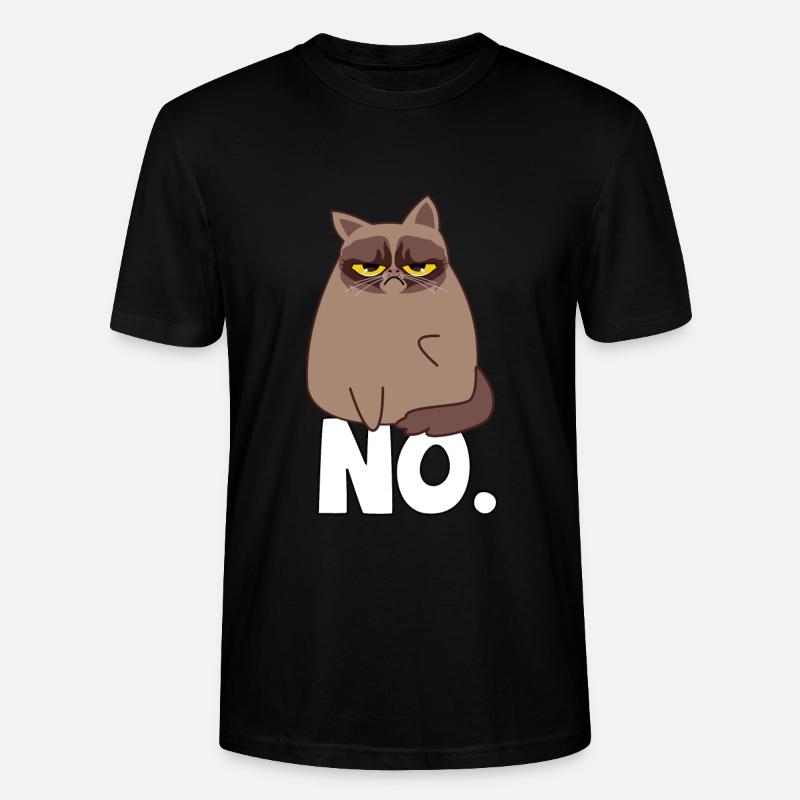 Grumpy Cat - Stanley/Stella Unisex Bio-T-Shirt CRAFTER - Schwarz