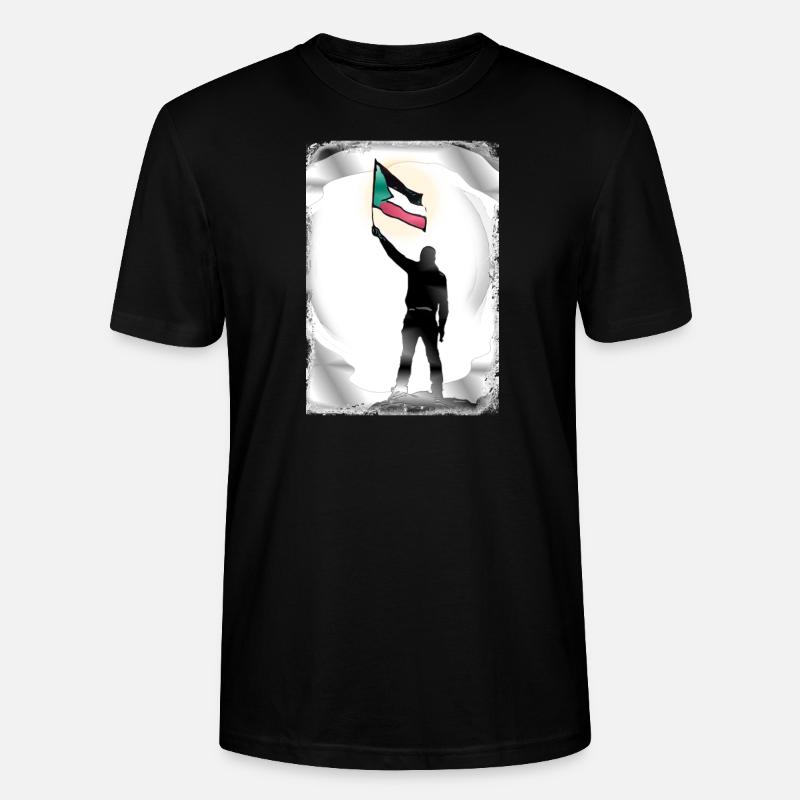 Palestine Drapeau Vies Comptent P9 - T-shirt bio CRAFTER Stanley Stella Unisexe - noir