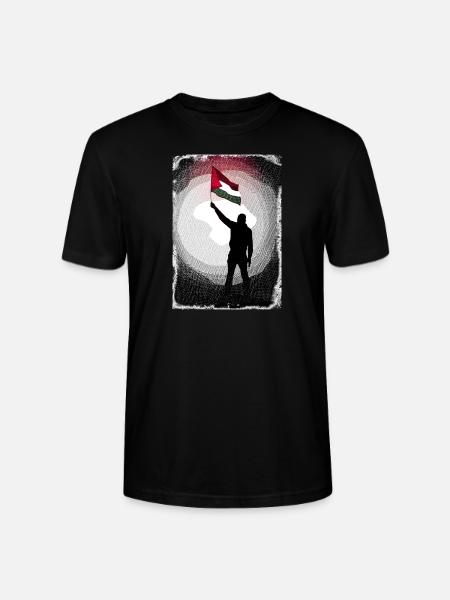 Palestine Drapeau Vies Comptent P5 - T-shirt bio CRAFTER Stanley Stella Unisexe - noir