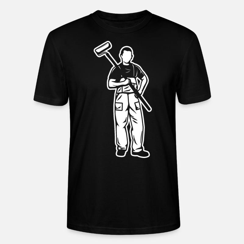 Maler Junge - Stanley/Stella Unisex Bio-T-Shirt CRAFTER - Schwarz