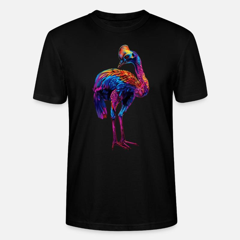 Kasuar - Stanley/Stella Unisex Bio-T-Shirt CRAFTER - Schwarz