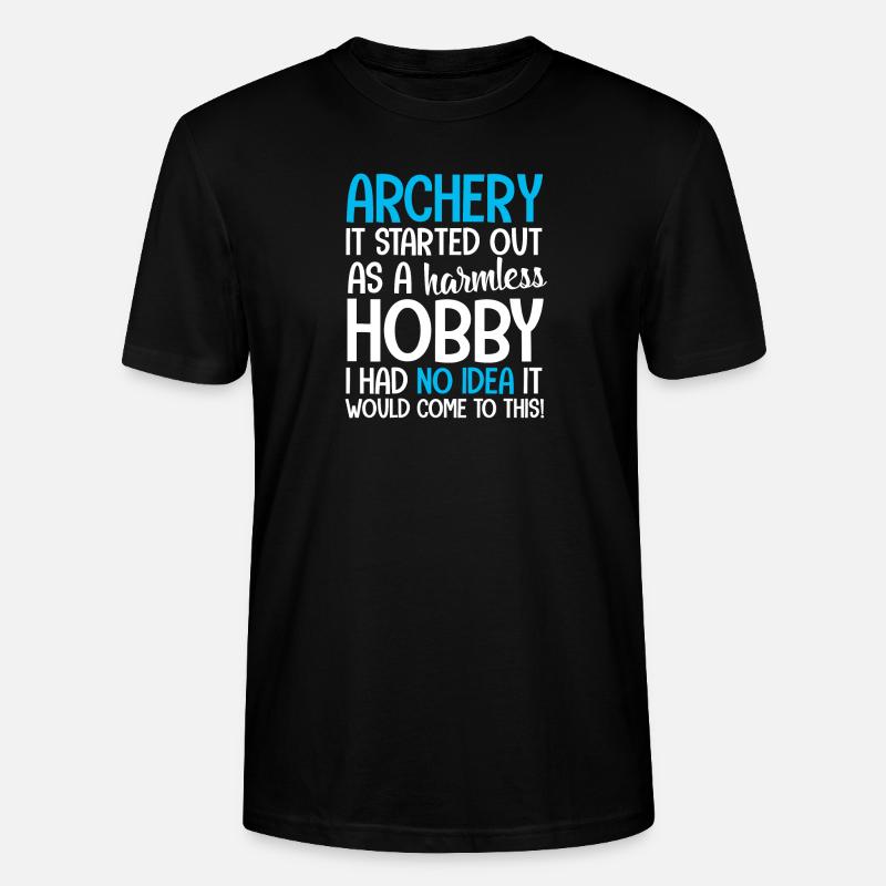 Archery Bogenschießen - Stanley/Stella Unisex Bio-T-Shirt CRAFTER - Schwarz