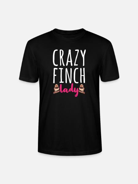 Zebra Finches Birds Zebra Finches - Stanley/Stella CRAFTER Unisex Organic T-Shirt - black