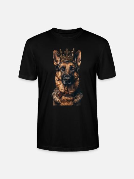 German Shepherd - Stanley/Stella CRAFTER Unisex Organic T-Shirt - black
