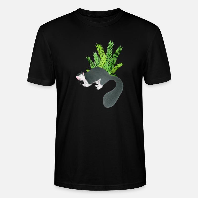 Écureuil géant du Sri Lanka - T-shirt bio CRAFTER Stanley Stella Unisexe - noir