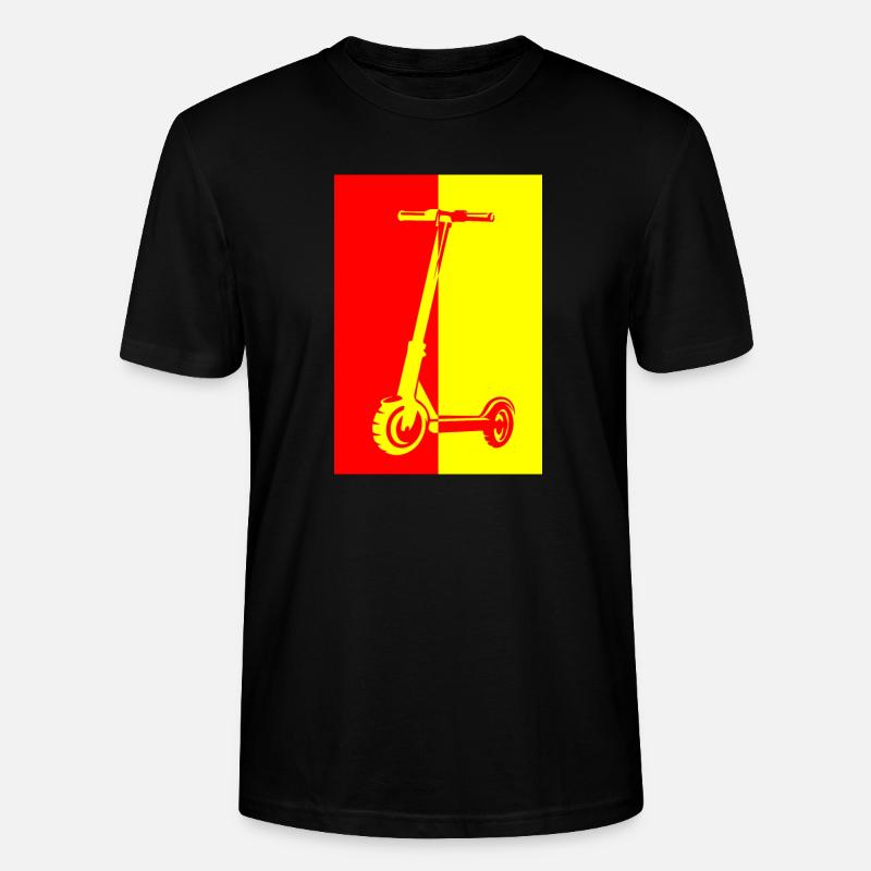 E-Scooter E-Roller Scooter - Stanley/Stella Unisex Bio-T-Shirt CRAFTER - Schwarz
